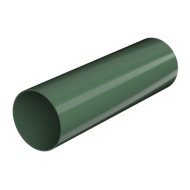 ТЕХНОНИКОЛЬ ТН ПВХ D125/82 мм труба (1,5 м) Зеленый RAL 6005 (563118)